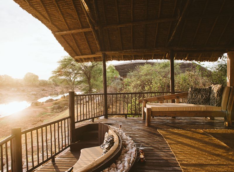 Tanzania - Ruaha NP - Ruaha river lodge view