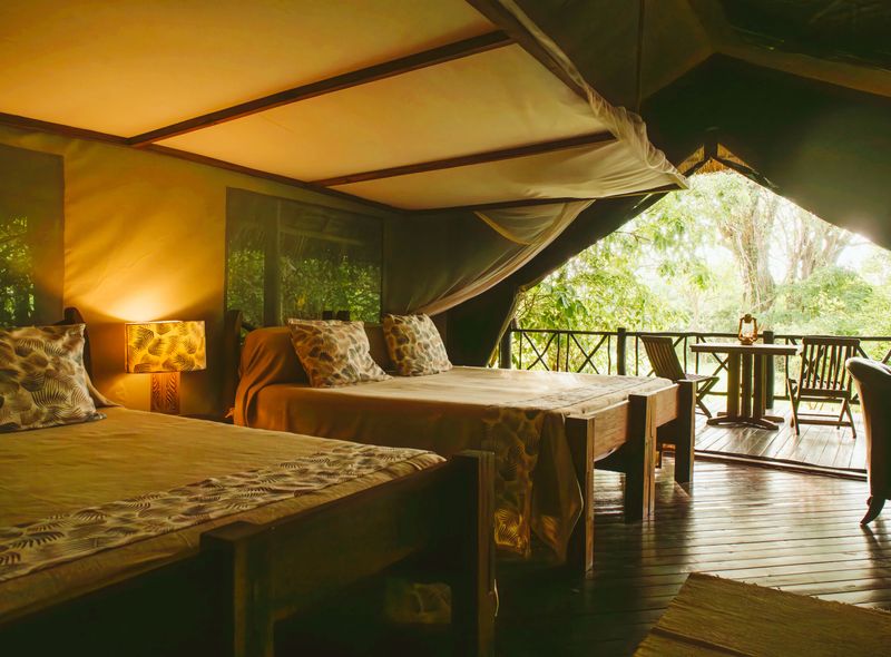 Tanzania - Nyerere NP - Rufiji river lodge