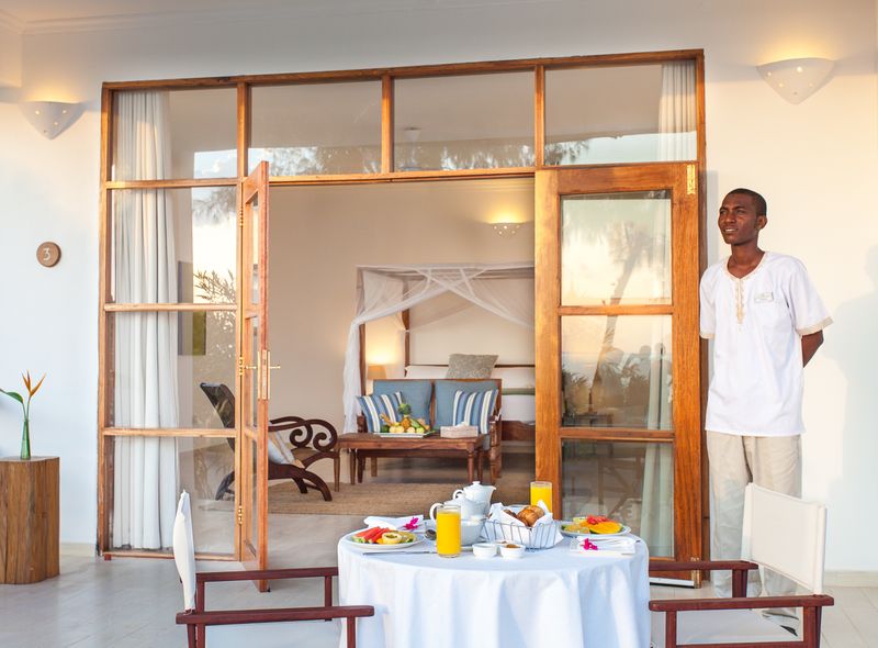 Zanzibar strandvakantie relaxen luxe hotel bountystrand 