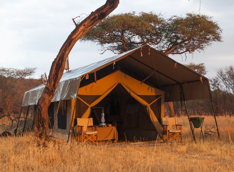 Serengeti safari tented lodge tanzania Kati Kati tented Camp