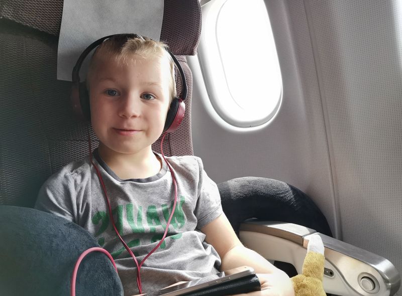 Vliegen met kinderen