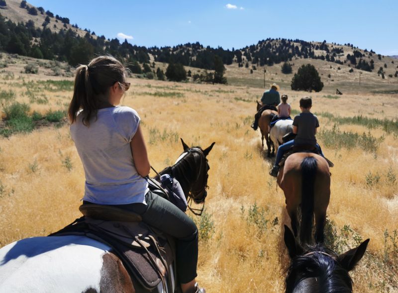 Paardrijden op de Wilson Ranch