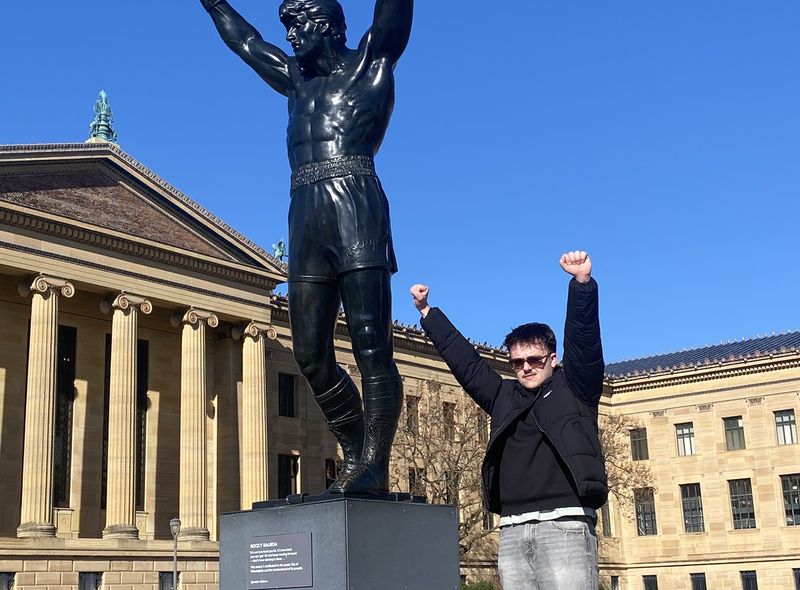 rocky statue