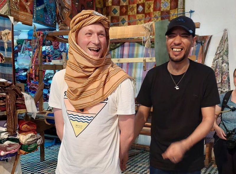 Robby op groepsreis in Marokko