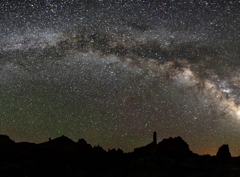 Dark sky Utah Kodachrome basin USA