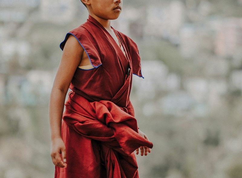 Groepsreis India McLeod Ganj monnik