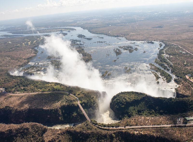 Groepsreis Comfort Victoria Falls watervallen in Zimbabwe