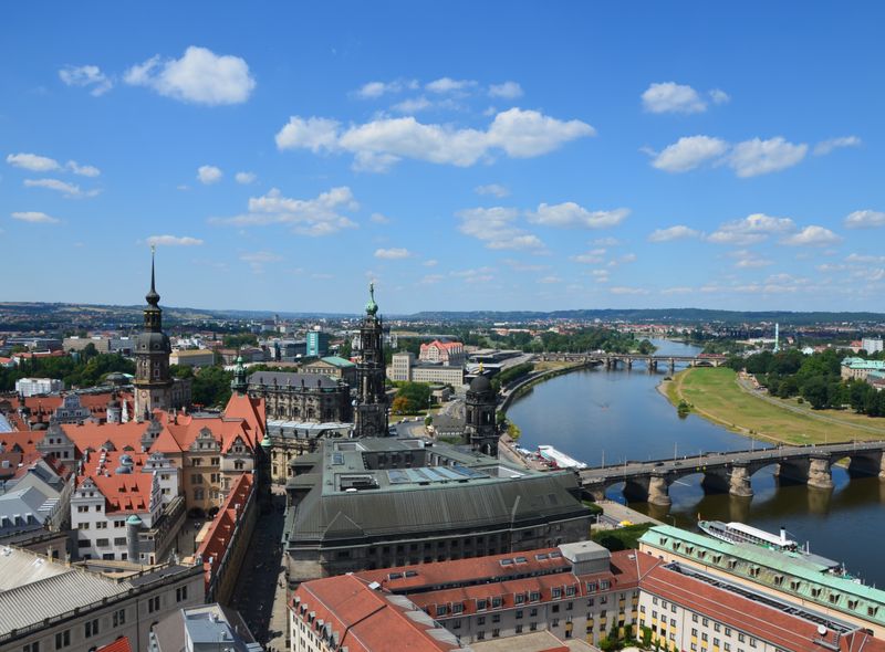 Dresden brug rivier roadtrip groepsreis