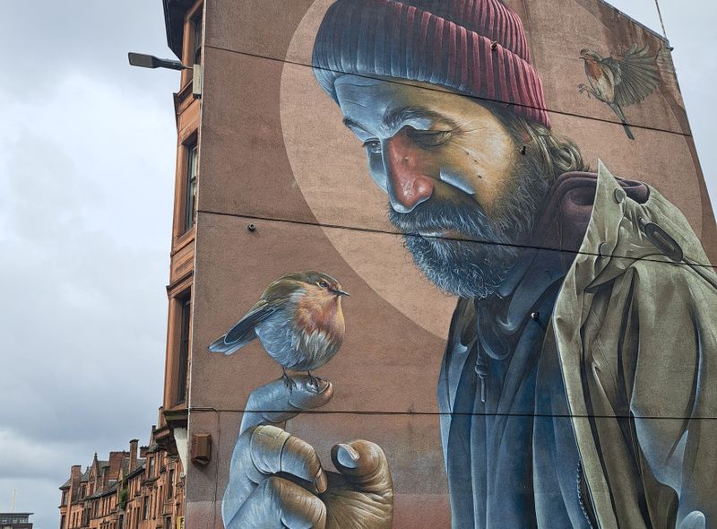 Groepsreis Schotland jongerenreis steden graffiti art