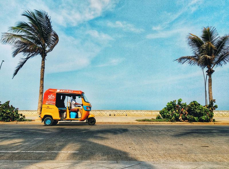 Zuid-India groepsreis tuktuk