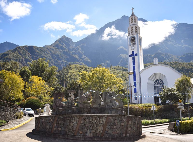 Groepsreis Réunion kerk in Cilaos