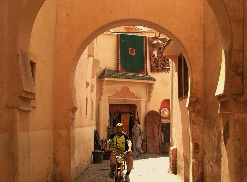 De ouude stad medina van Marrakech