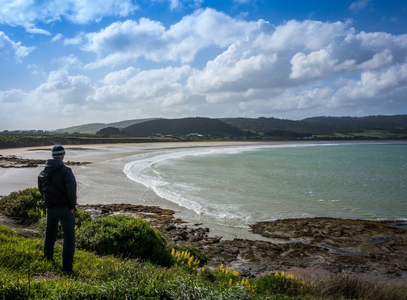 Groepsreis Nieuw-Zeeland mijmerend over de kust