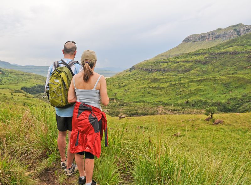 Groepsreis Zuid-Afrika wandelen in Royal Natal National Park