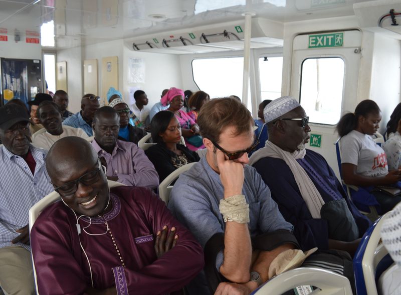 Groepsreis Senegal ferry