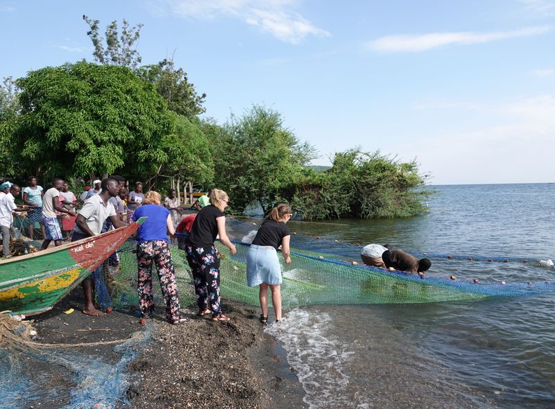 Groepsreis Kenia vissers op Mfangano Island
