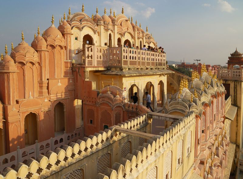 India groepsreis Hawa Mahal Jaipur