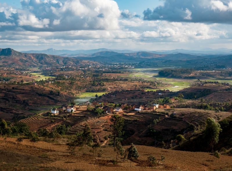 Groepsreis Madagascar landschap Antsirabe Ranomafana