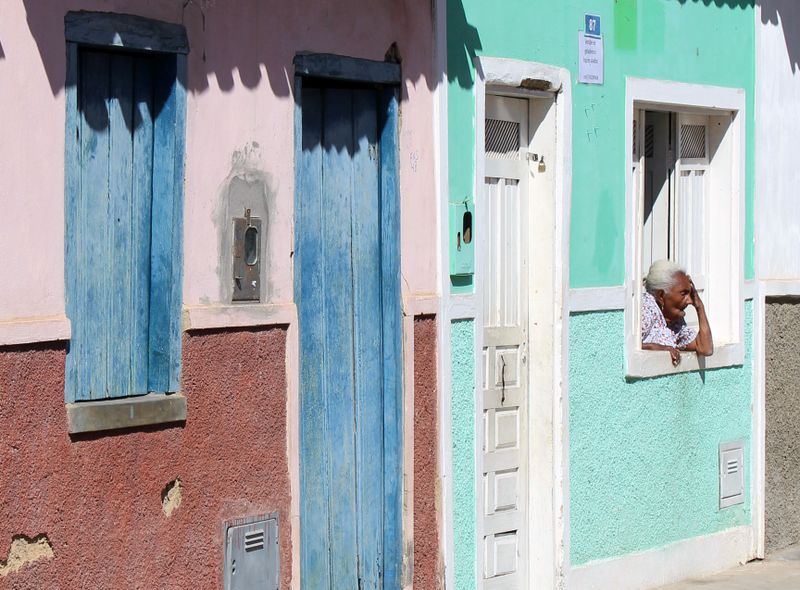 Groepsreis Brazilië oude vrouw nabij Chapada Diamantina National Park