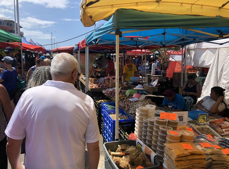 Groepsreis Réunion Saint-Pierre markt op zaterdag