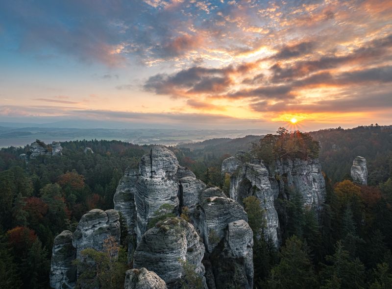 Boheems Paradijs rotspilaren Tsjechië roadtrip groepsreis