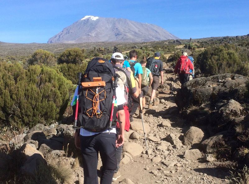 Tanzania groepsreis klimtocht Kilimanjaro Machame route