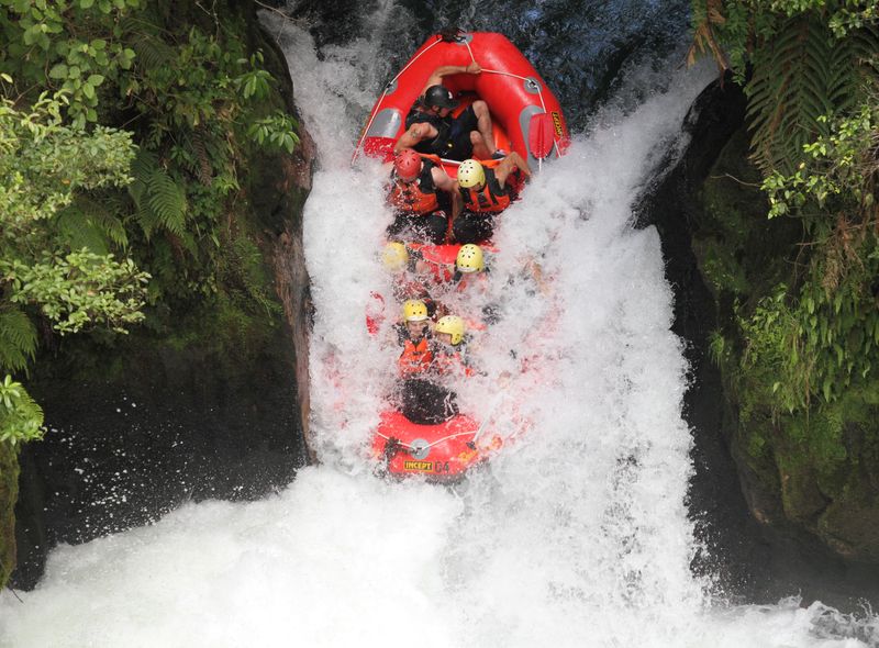 Groepsreis Nieuw-Zeeland Queenstown rafting