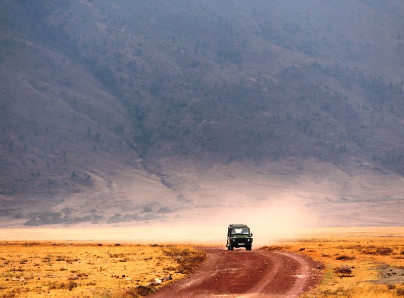 Tanzania groepsreis safari met jeeps in Ngorongoro Crater
