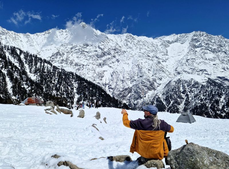 Groepsreis India Triund trekking in McLeod Ganj
