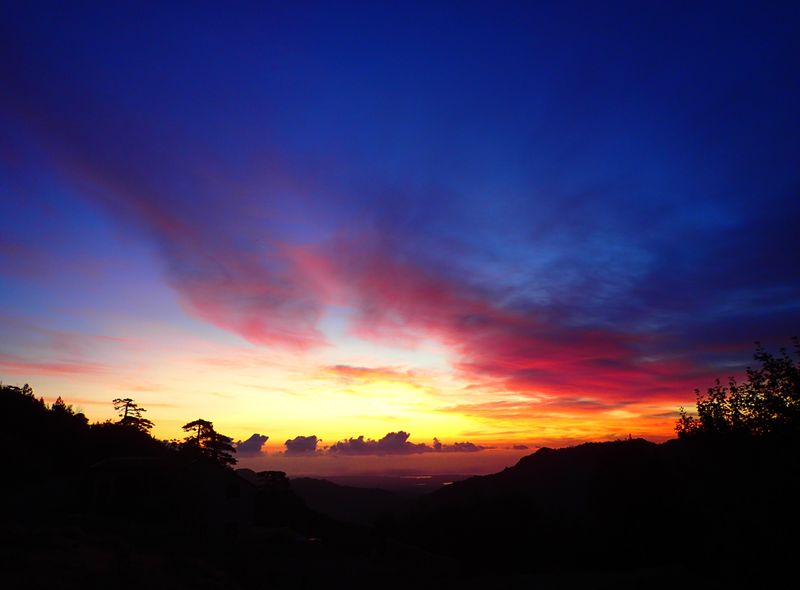 Groepsreis Corsica - jongerenreis - zonsondergang