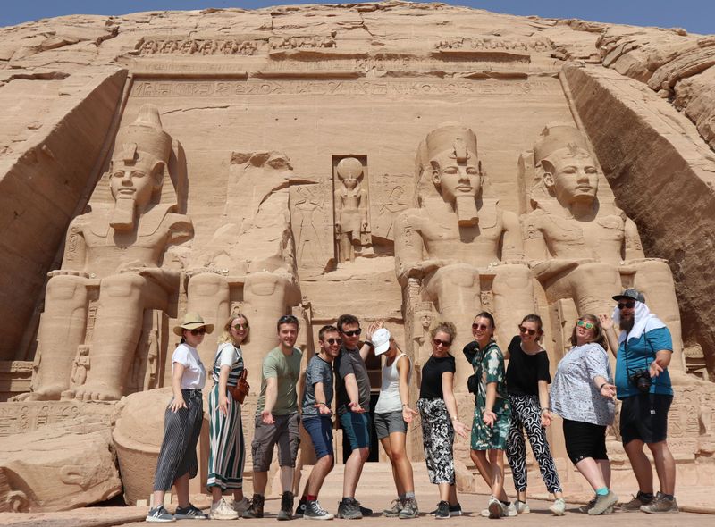 Egypte Abu Simbel groep