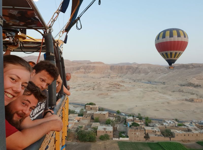 Egypte Luxor ballonvaart