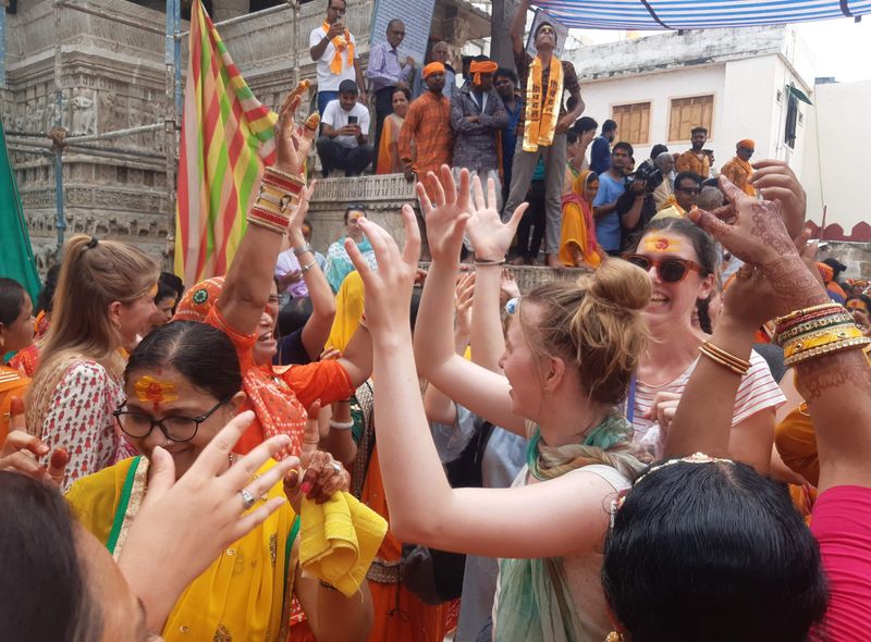 India groepsreis lokale ontmoeting