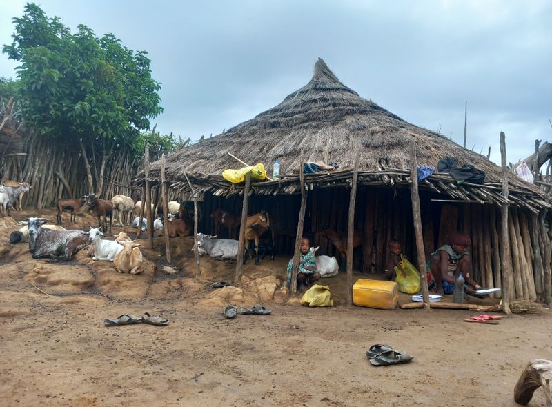 Groepsreis Ethiopië Hamer dorp en huis