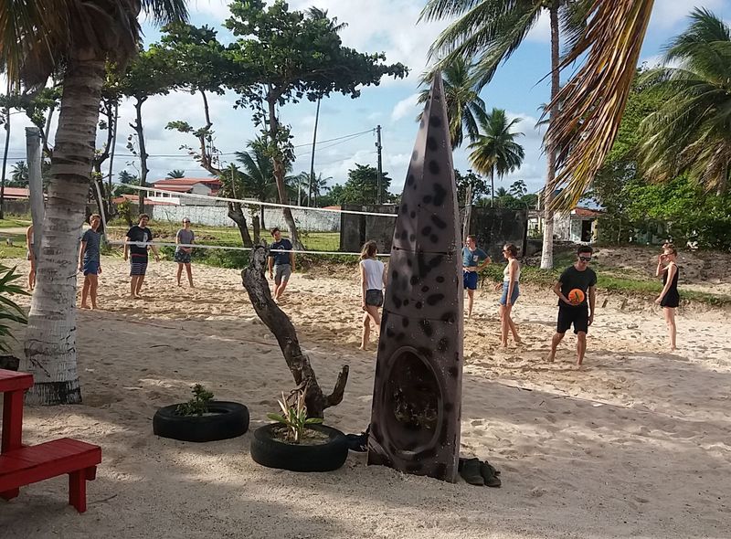 Groepsreis Brazilië volleybal aan het strand