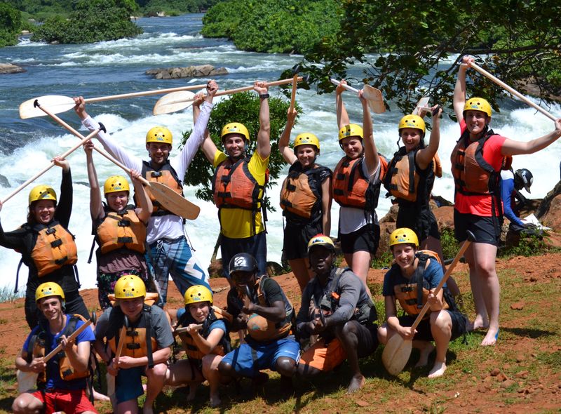 Groepsreis Kenia Oeganda en Tanzania jongerenreis raften in Jinja