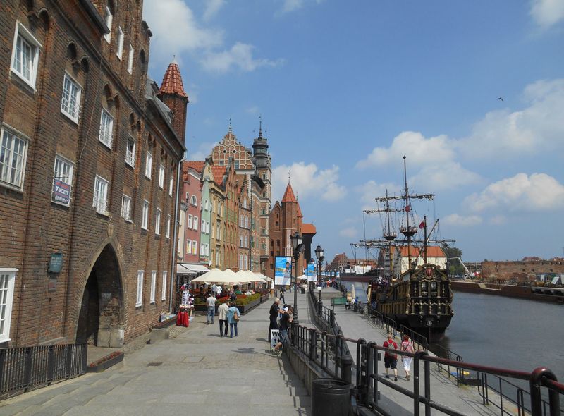 Middeleeuwse haven van Gdansk Polen groepsreis