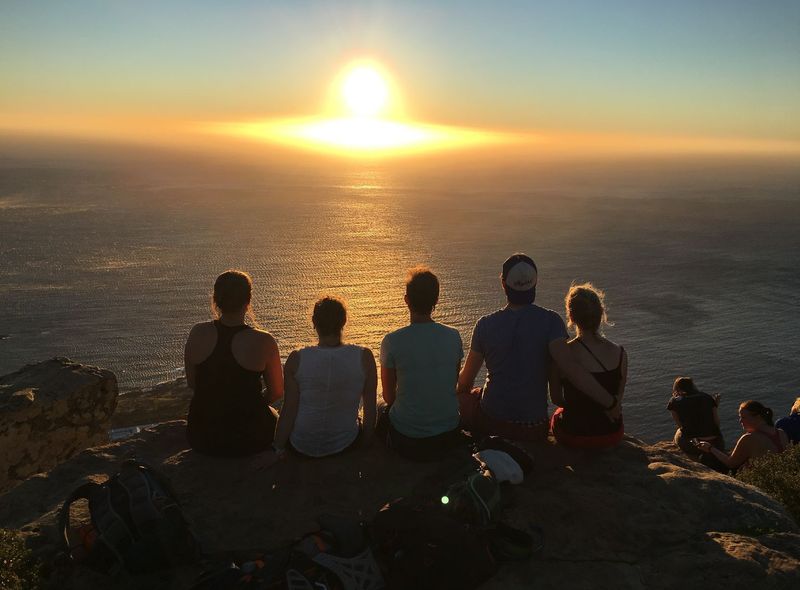 Groepsreis Zuid-Afrika zonsondergang