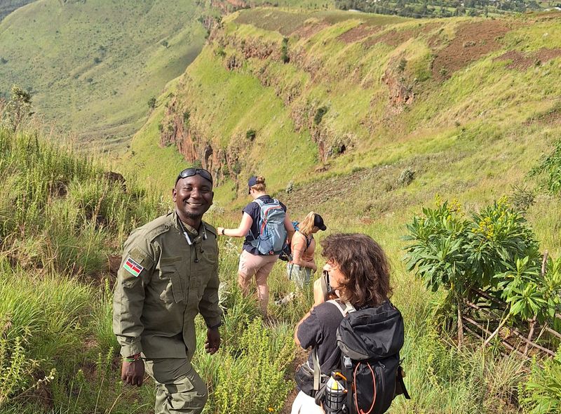 Groepsreis Kenia wandeltocht Mount Longonot vulkaankrater Naivasha