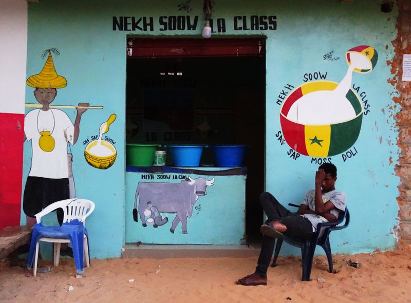 Groepsreis Senegal lokale winkel
