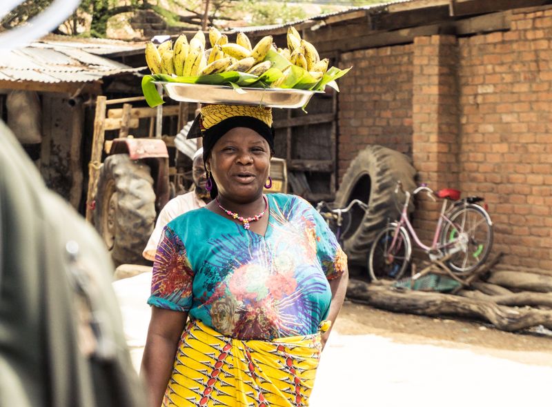 Groepsreis jongerenreis Tanzania markt