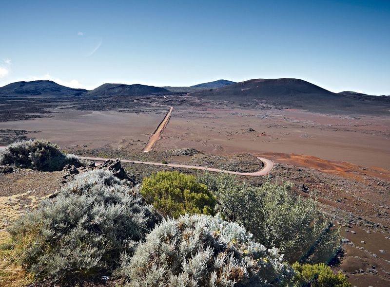 Groepsreis Réunion Plaine des sables vulkanisch landschap
