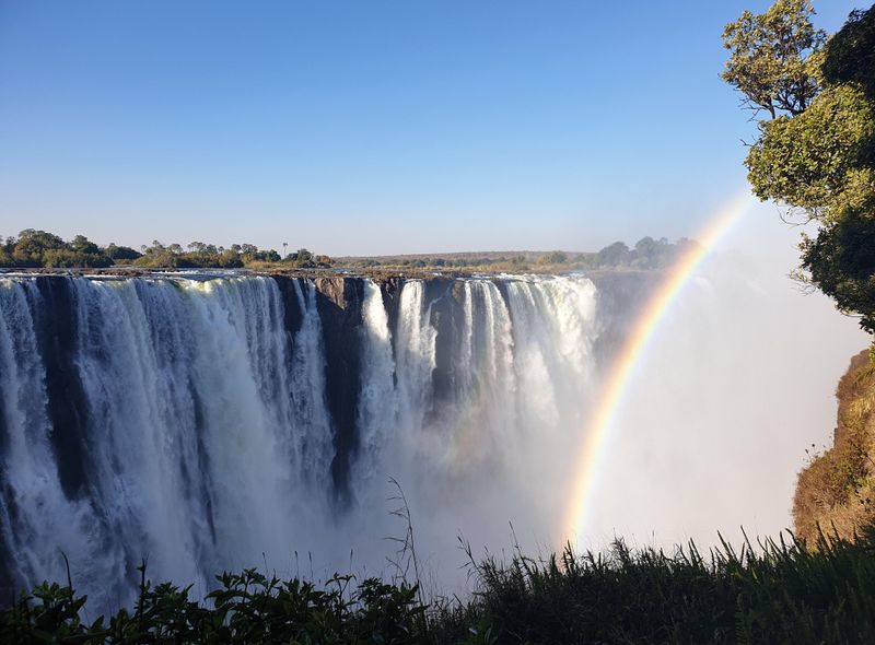 Groepsreis Comfort Vic Falls Zimbabwe regenboog