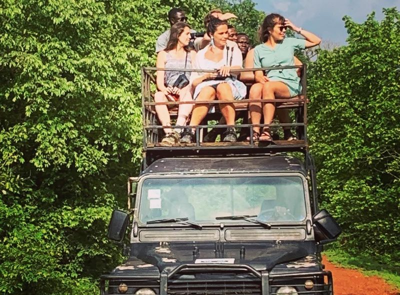 Groepsreis Ghana Mole National Park safari jeep