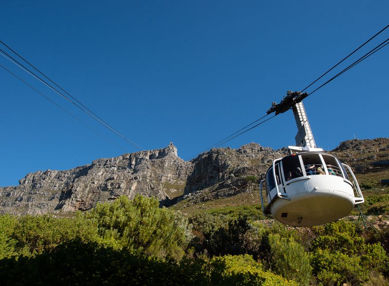 Groepsreis Zuid-Afrika Tafelberg cable car - Bruce Taylor