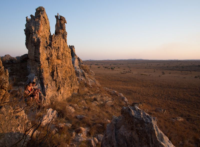 Groepsreis Madagascar zonsondergang
