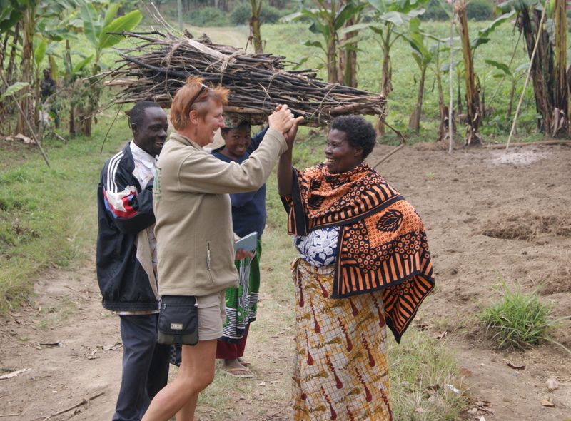 Zambia groepsreis lokale ontmoeting