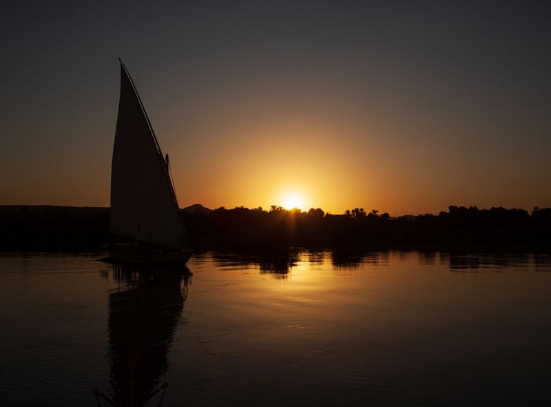 Groepsreis Egypte zeilboot felucca op de Nijl