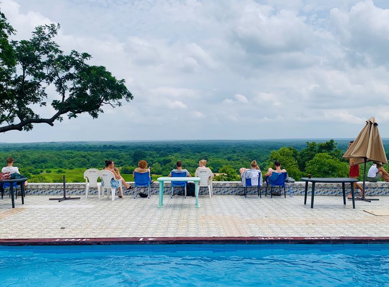 Groepsreis Ghana zicht vanaf het hotel