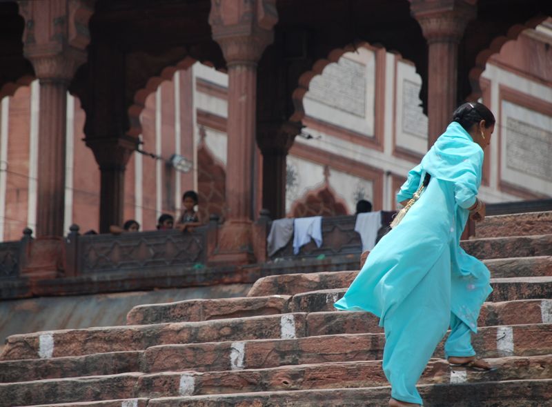 Groepsreis India Old Delhi moskee